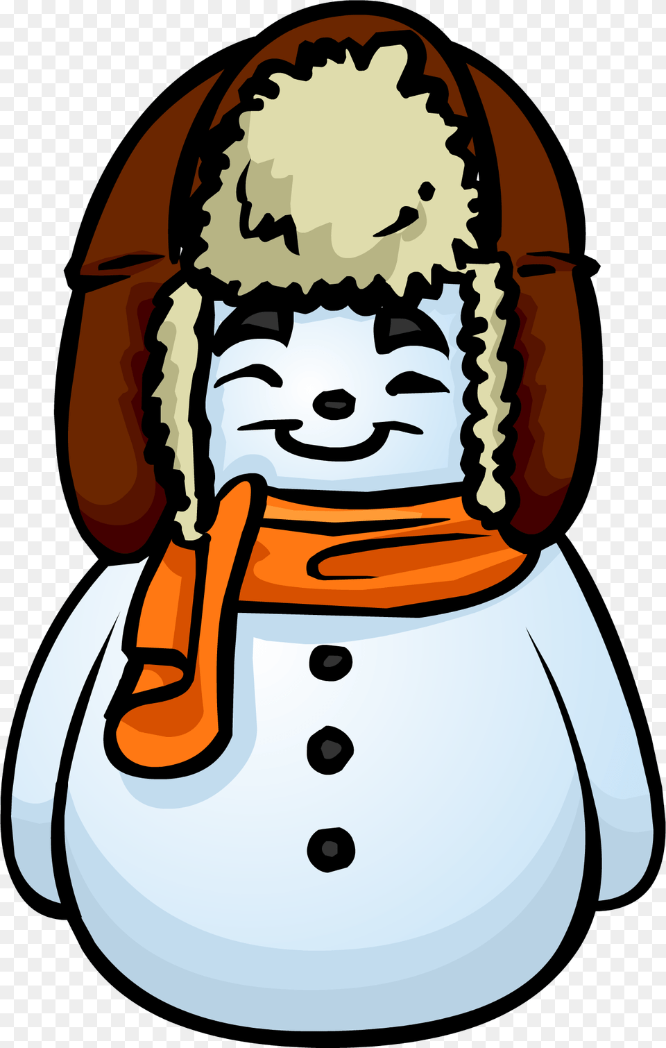 Orange Scarf Snowman Club Penguin Rewritten Wiki Fandom, Nature, Outdoors, Winter, Baby Png Image