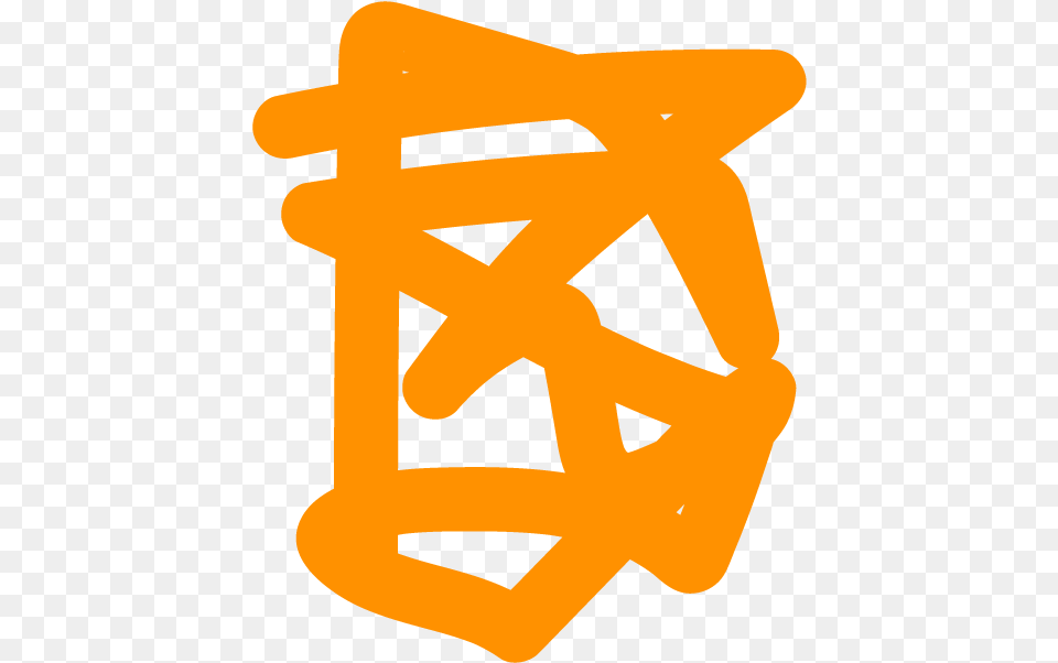 Orange Scribble, Person, Symbol, Face, Head Png