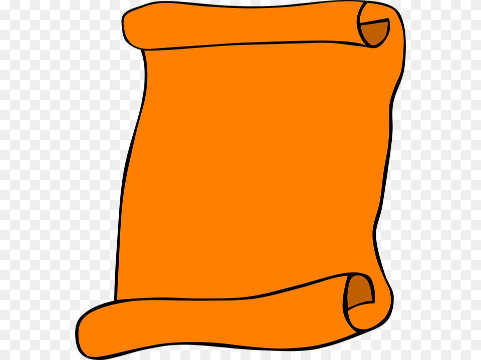 Orange Scroll Orange Scroll Paper Clipart, Document, Text, Person Free Png