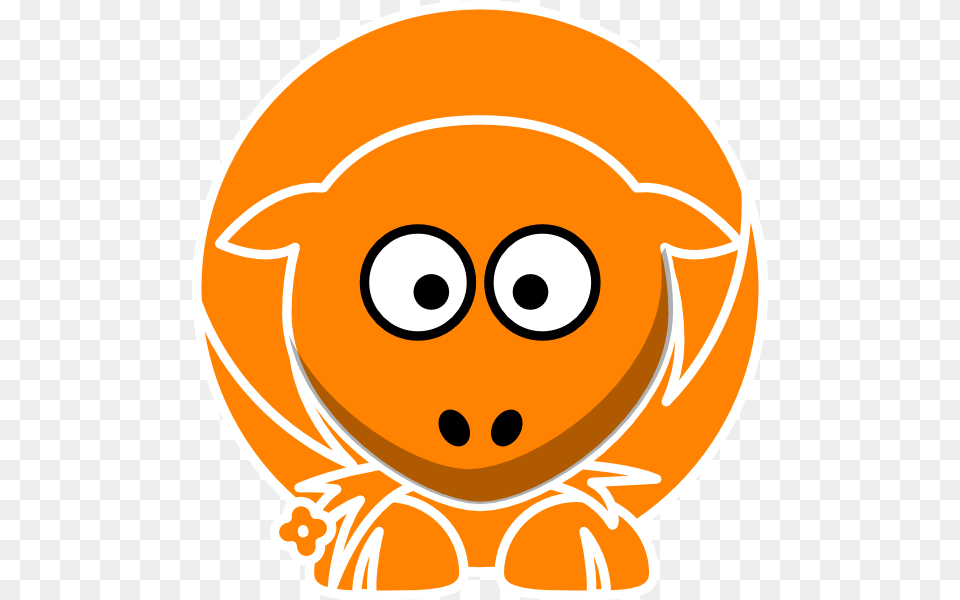 Orange Sheep Clip Art, Citrus Fruit, Food, Fruit, Plant Free Png Download