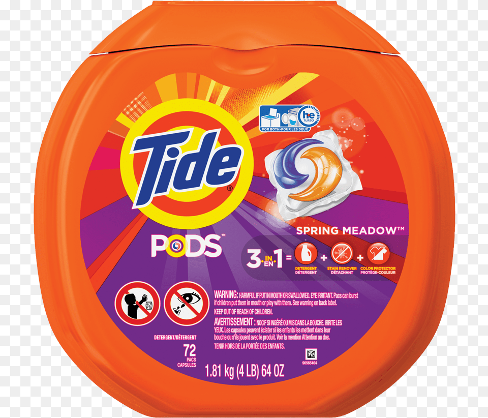 Orange Sherbet Tide Pods Tide Pod 3 In, Bottle Png