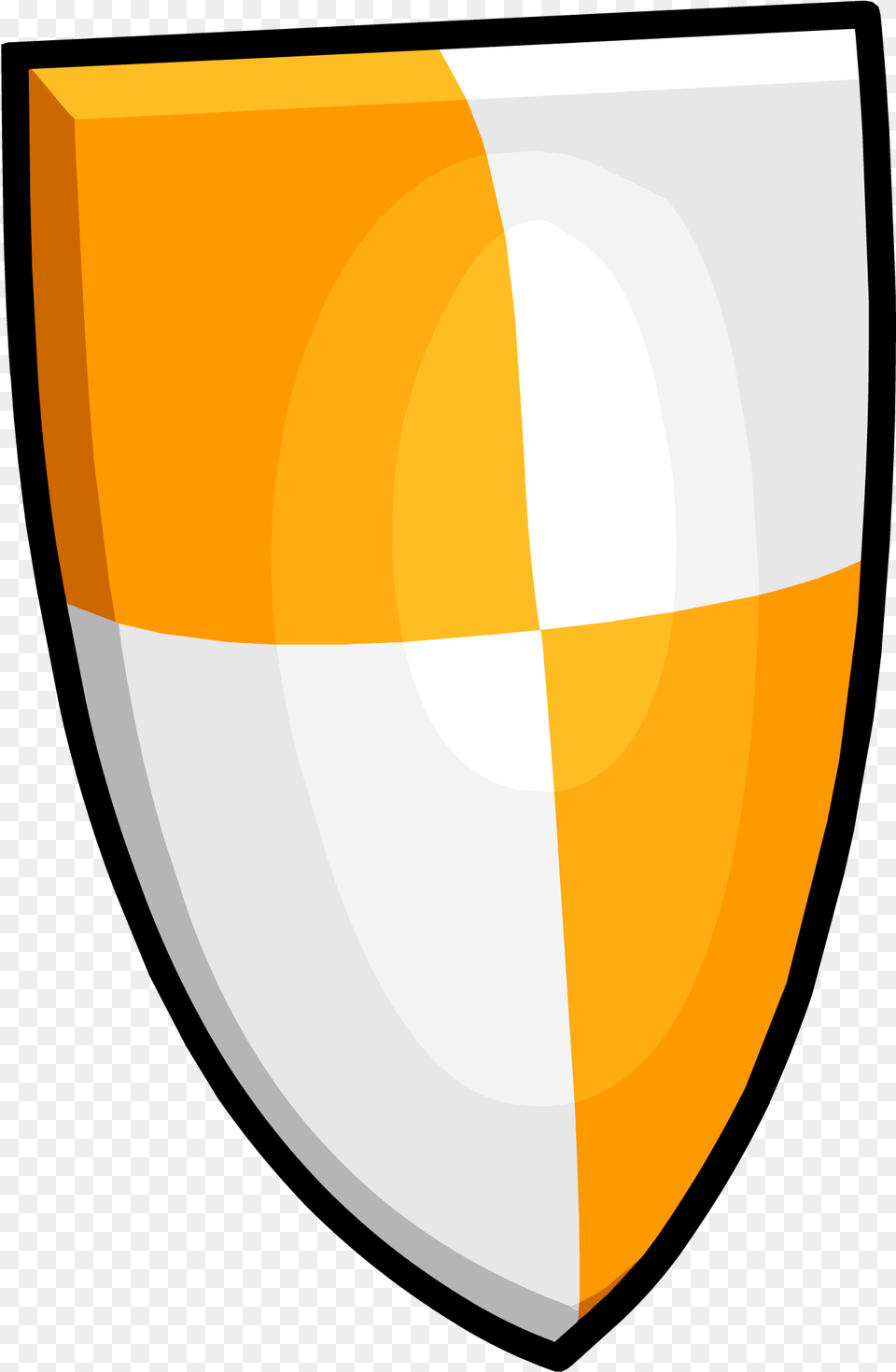Orange Shield Club Penguin Wiki Fandom Club Penguin Shield, Glass, Armor, Bowl Free Png Download