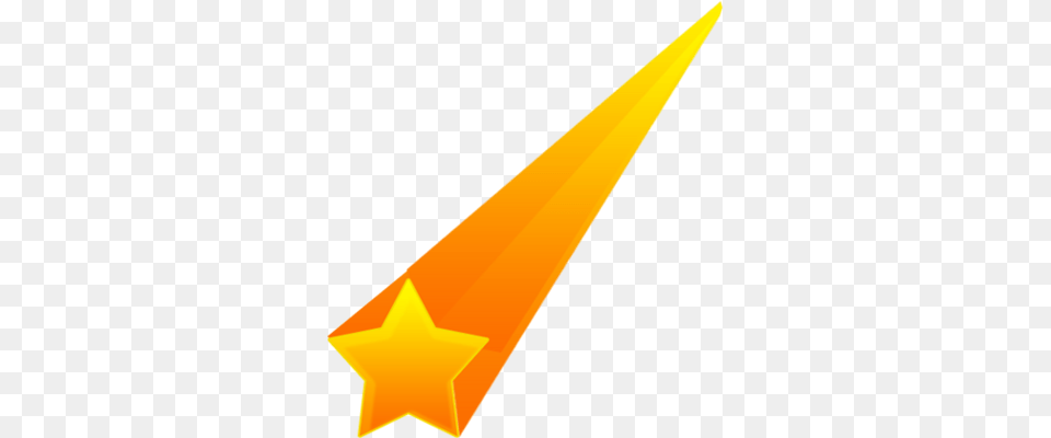 Orange Shooting Star Free Png Download