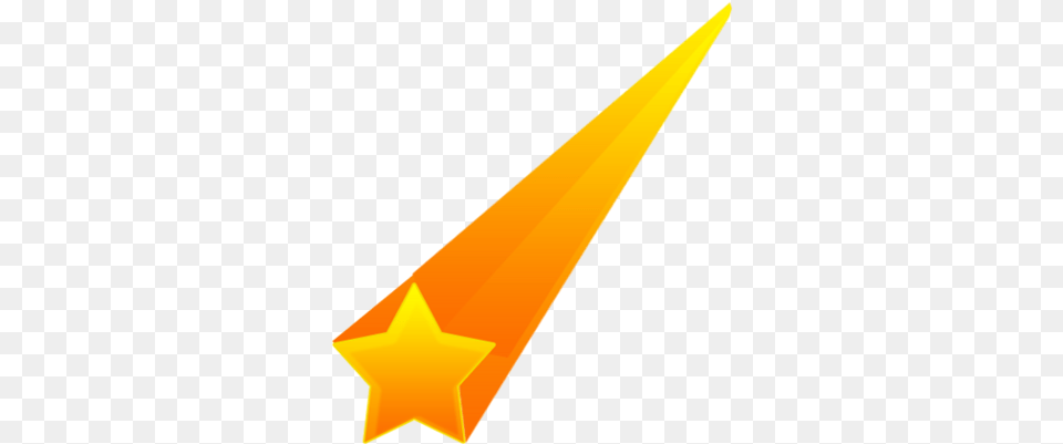 Orange Shooting Star Transparent Stickpng Transparent Shooting Star Cartoon Png Image