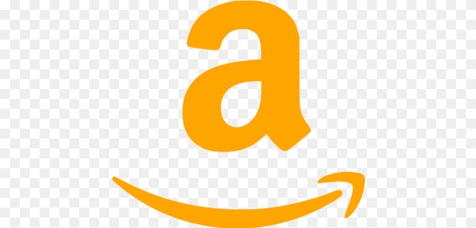 Orange Site Logo Icons Amazon A Logo, Symbol, Text, Number Png