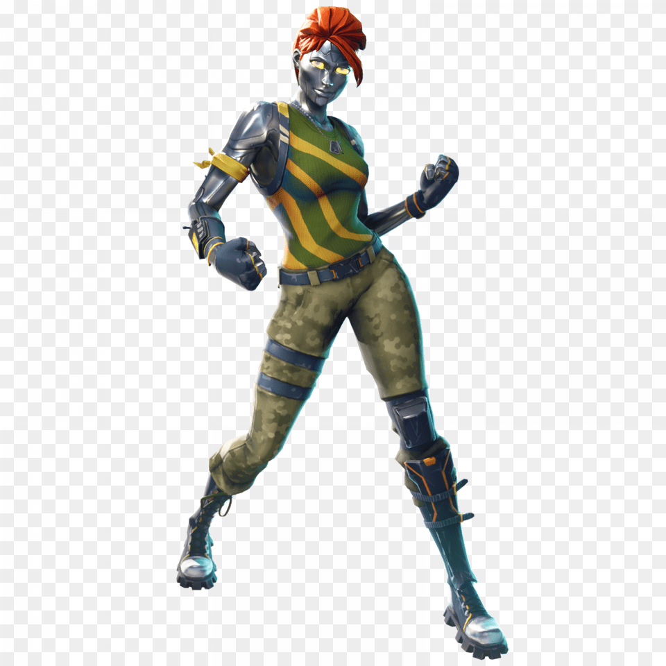 Orange Skin Fortnite Chromium Fortnite Skin 3d, Person, Face, Head, Clothing Png Image