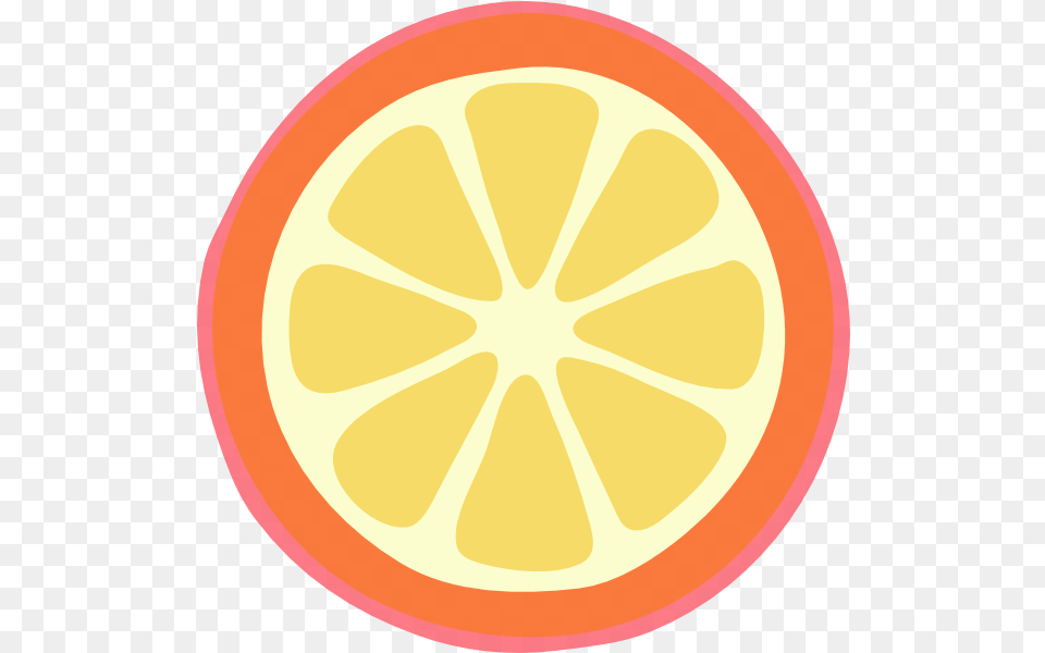 Orange Slice Cartoon Clipart Pomelo, Citrus Fruit, Food, Fruit, Grapefruit Free Png Download