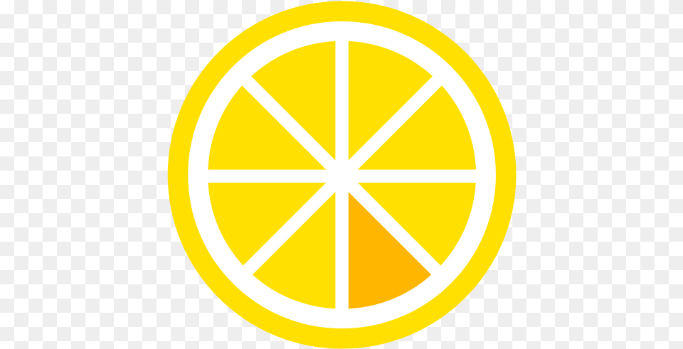 Orange Slice Icon Lemon Cool Chat, Citrus Fruit, Food, Fruit, Plant Png Image