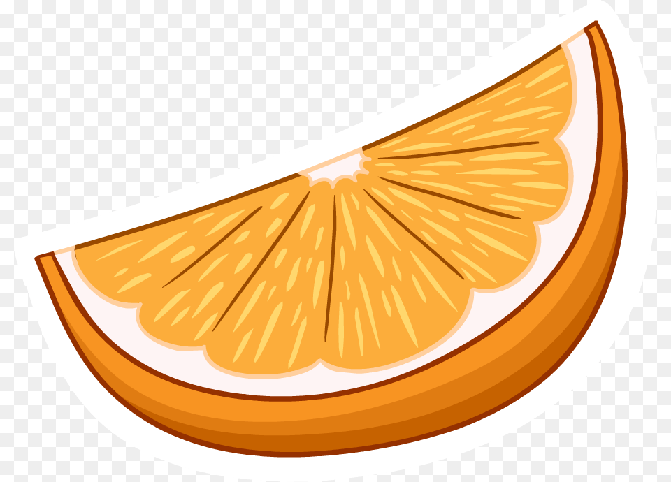 Orange Slice Pin Gajo De Naranja Dibujo, Citrus Fruit, Food, Fruit, Plant Free Transparent Png