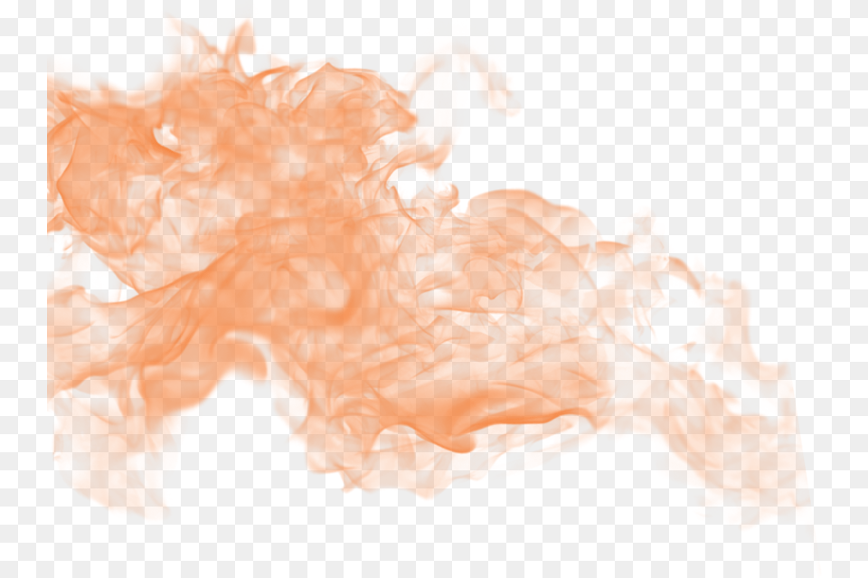 Orange Smoke Pic Orange Colour Smoke Free Png