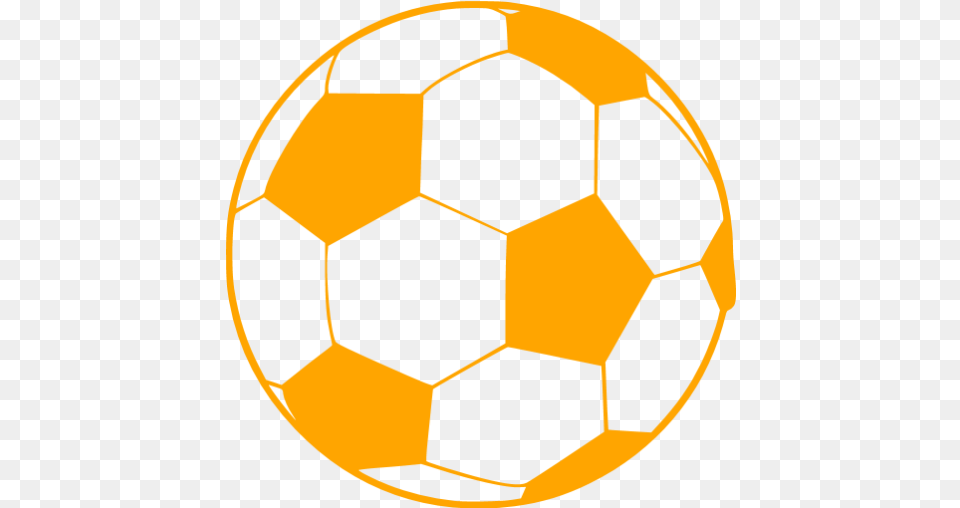 Orange Soccer 3 Icon Orange Sport Icons Red Soccer Ball, Football, Soccer Ball Png Image