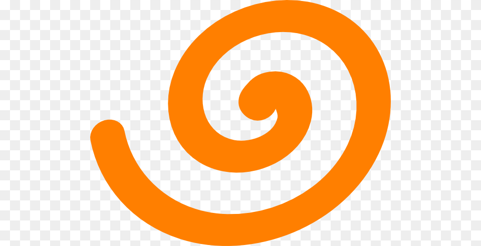 Orange Spiral Clip Art, Coil, Disk Png Image