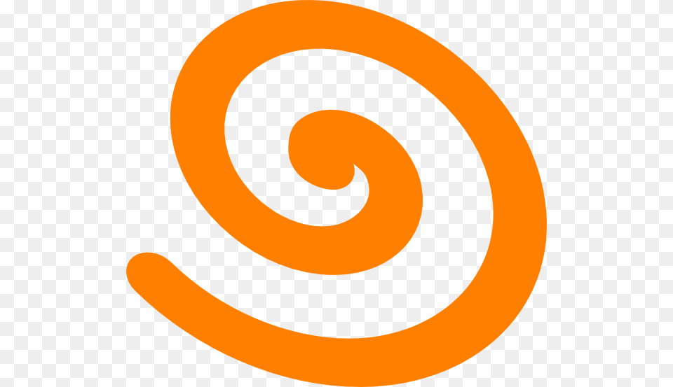 Orange Spiral Clipart, Coil, Disk Free Transparent Png