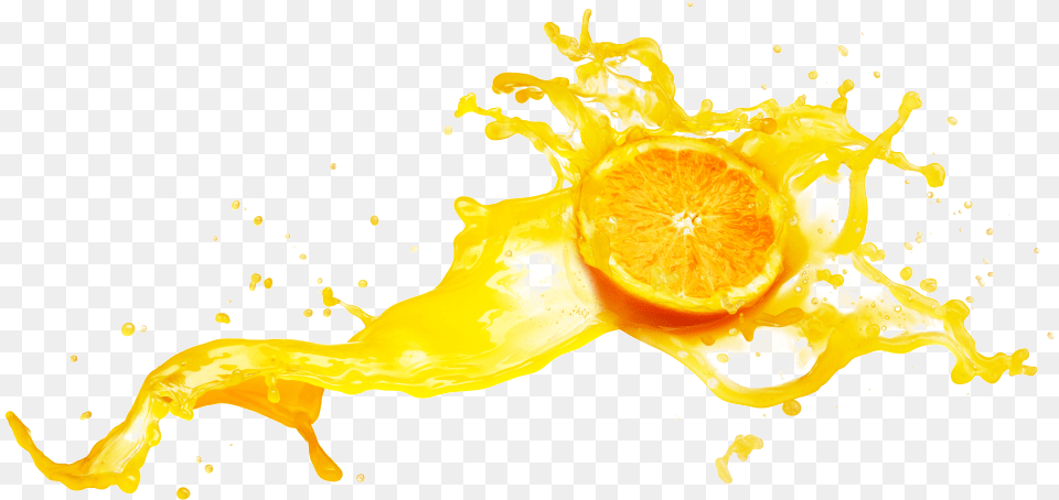 Orange Splash Bitter Orange, Beverage, Juice, Orange Juice, Citrus Fruit Free Png Download