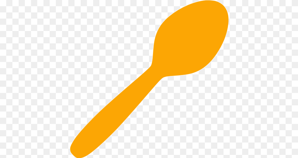 Orange Spoon Icon Spoon Color Icon, Cutlery, Wooden Spoon, Kitchen Utensil, Musical Instrument Png