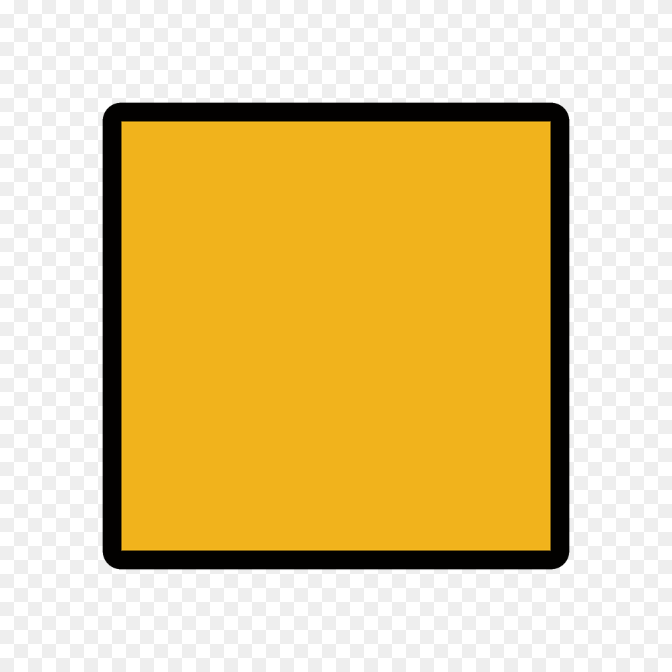 Orange Square Emoji Clipart, White Board Free Transparent Png