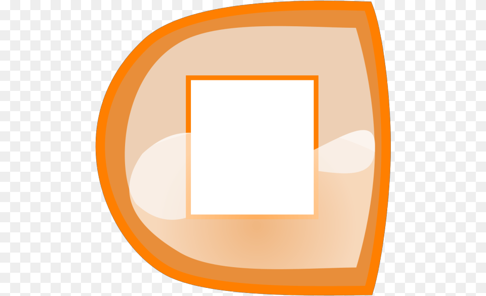 Orange Stop Button Icons Free Png Download