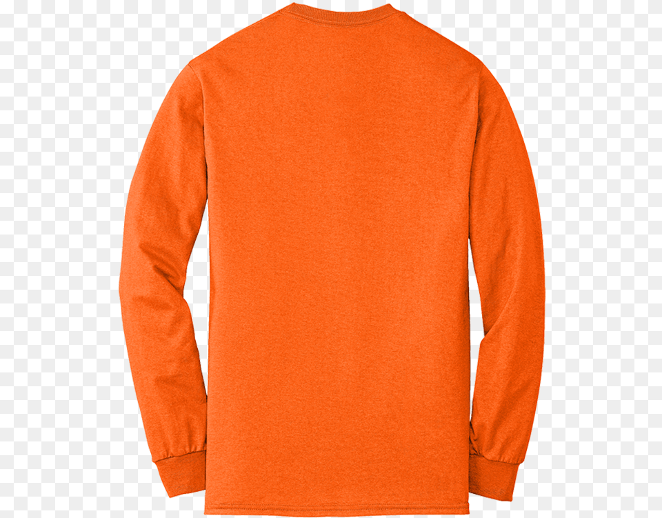 Orange Sweater, Clothing, Fleece, Long Sleeve, Sleeve Png