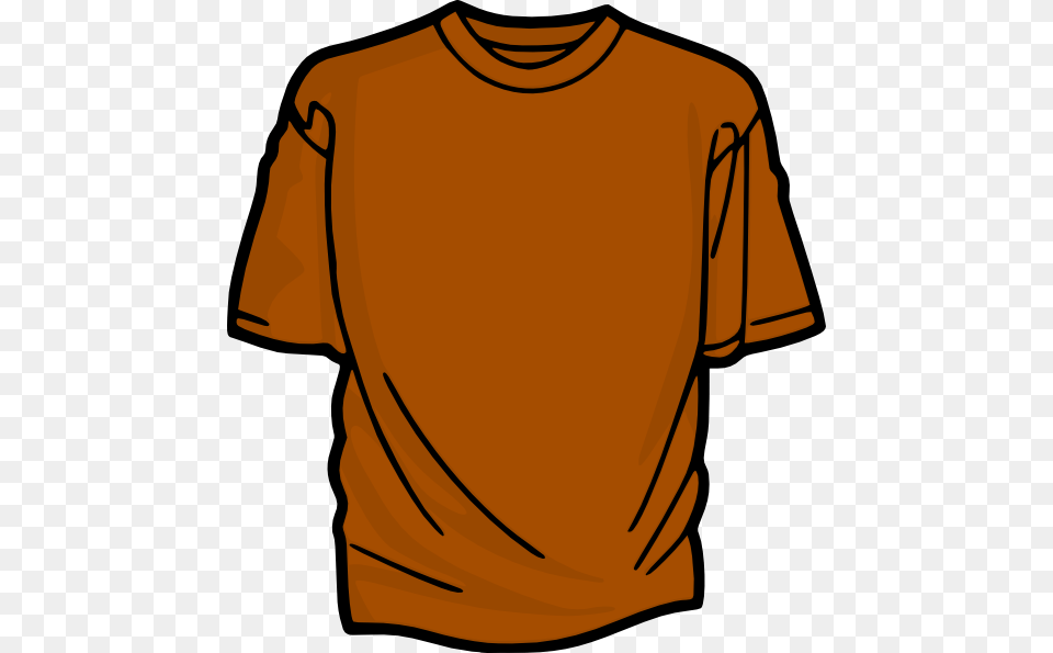 Orange T Shirt Clip Art, Clothing, T-shirt Free Png Download