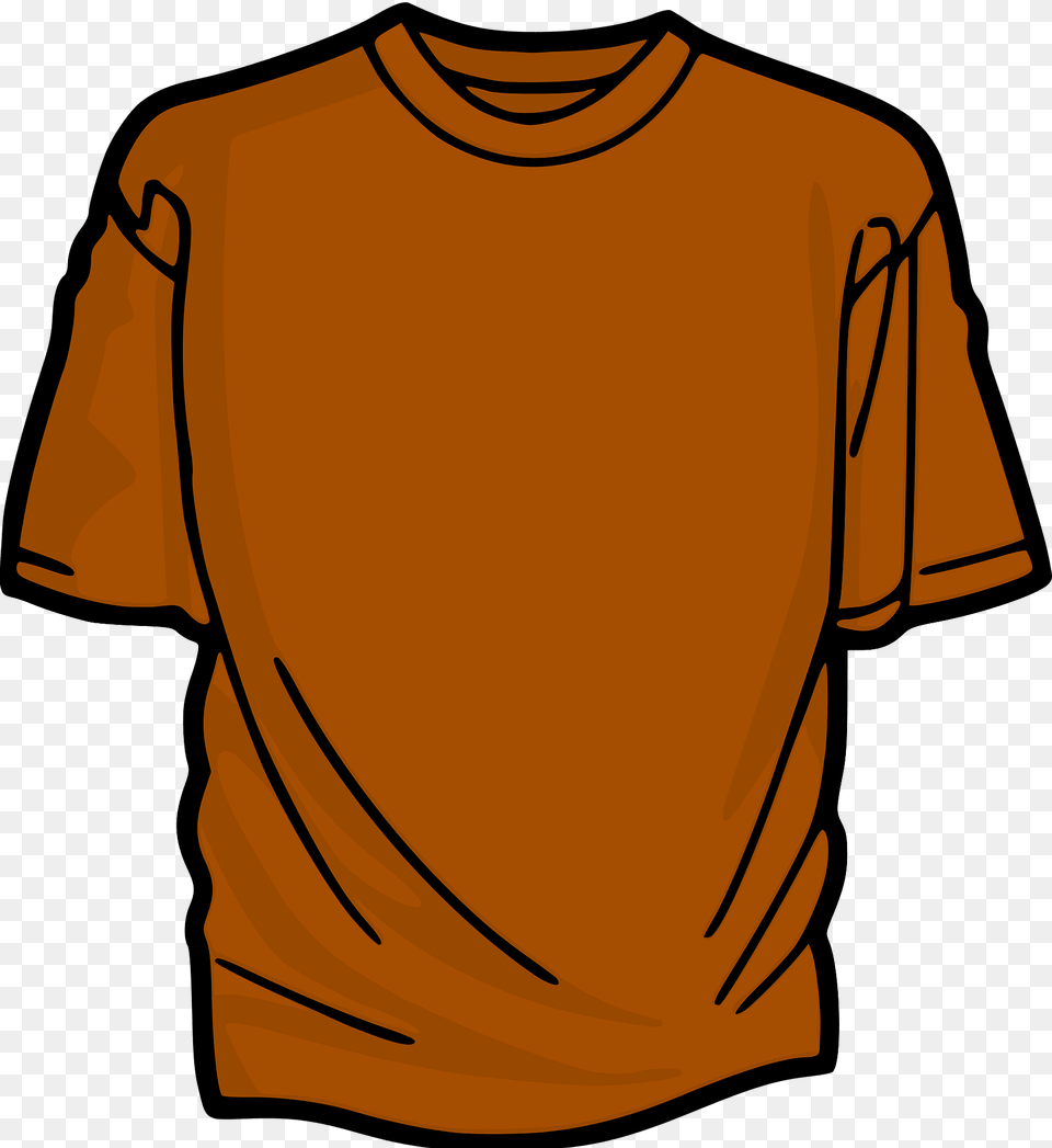 Orange T Shirt Clipart, Clothing, T-shirt Free Transparent Png