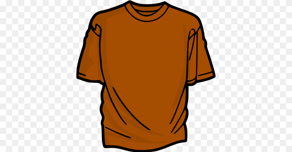 Orange T Shirt Vector Clip Art, Clothing, T-shirt Png Image
