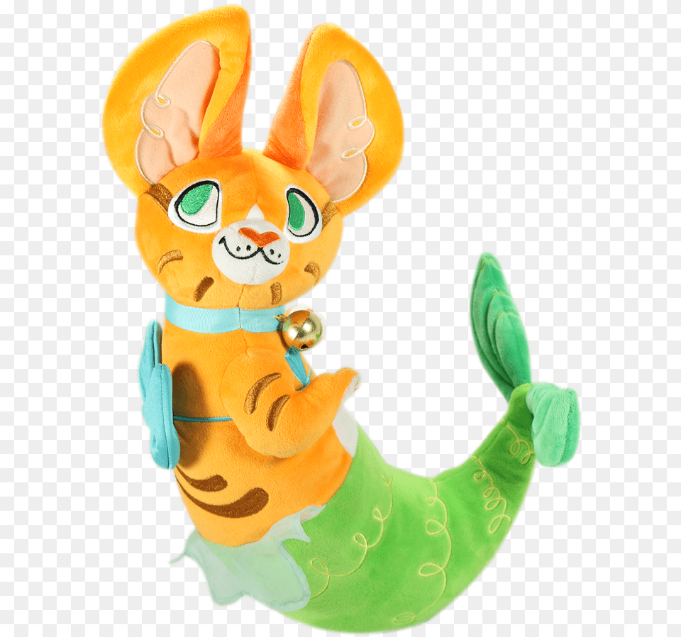 Orange Tabby Purrmaid, Plush, Toy Free Png Download