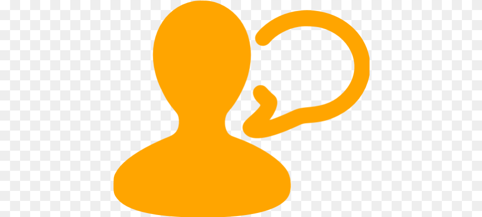 Orange Talk Icon Talking Icon Orange, Food, Gourd, Plant, Produce Free Png Download