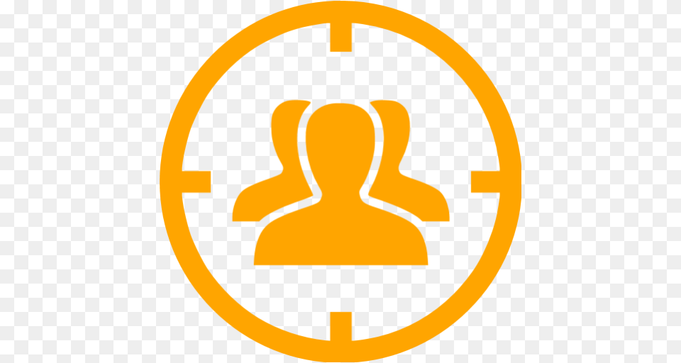 Orange Target Audience Icon, Symbol, Disk Free Png Download