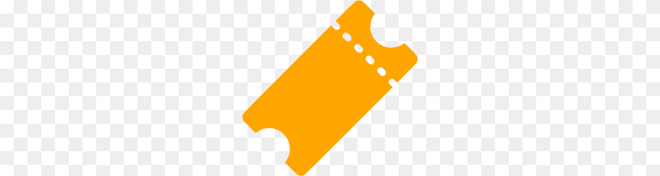 Orange Ticket Icon, Art Free Png Download