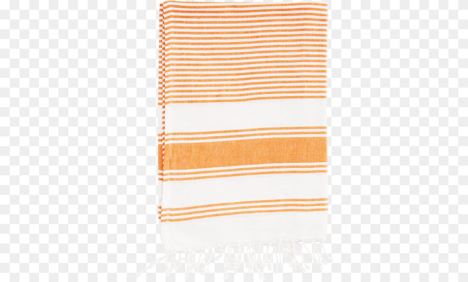 Orange Towel With White Stripes Towel, Bath Towel, Home Decor Free Png