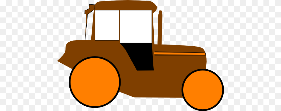Orange Tractor Clipart 3 By James Tractor Jhon Deere Vector, Machine, Bulldozer Free Transparent Png