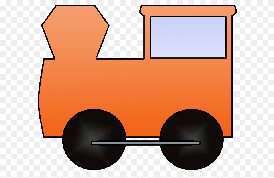 Orange Train Clipart Clip Art Images, Device, Grass, Lawn, Lawn Mower Png Image