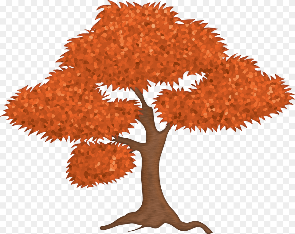 Orange Tree Clipart Free Png Download