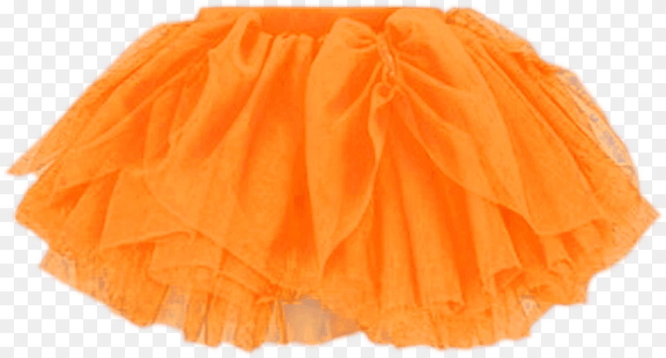 Orange Tutu Dance Skirt, Clothing, Miniskirt, Diaper Free Transparent Png