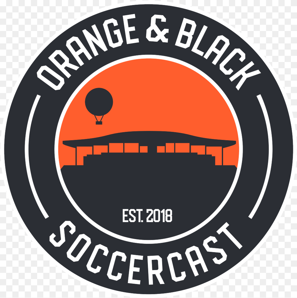 Orange U0026 Black Soccercast Transparent Background, Logo, Architecture, Building, Factory Free Png