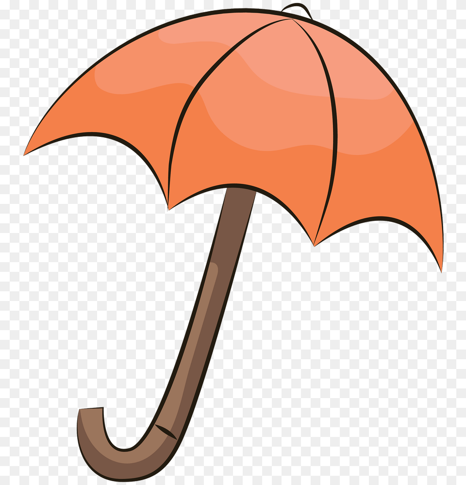 Orange Umbrella Clipart, Canopy Free Transparent Png
