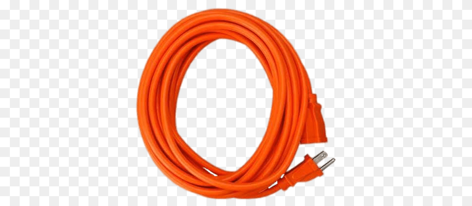 Orange Us Extension Cord, Hose Png Image