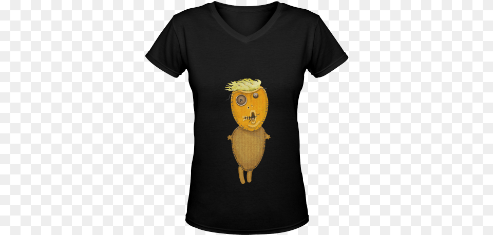 Orange Voodoo Doll With Too Small Hands Women39s Deep Price Is Right Shirts Amazon, Clothing, T-shirt, Sleeve Png Image