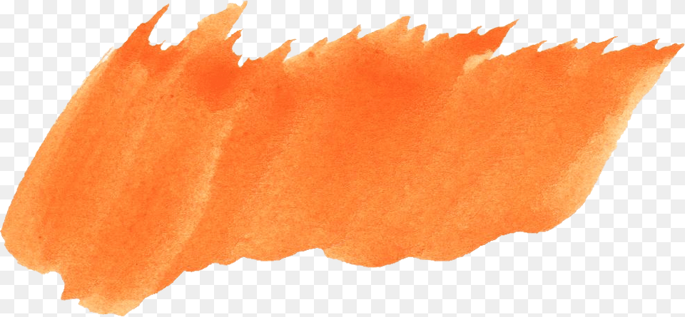 Orange Watercolor Brush Stroke Orange Watercolor Brush Stroke, Carrot, Food, Plant, Produce Free Png Download