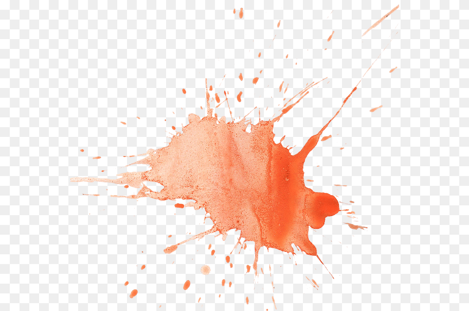 Orange Watercolor Splatter 11 Orange Paint Splash Color, Powder, Stain, Person Png