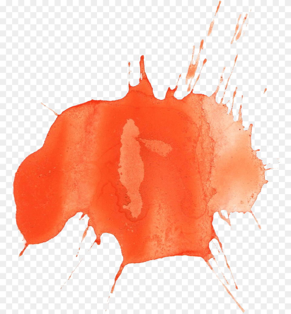 Orange Watercolor Splatter Onlygfxcom Watercolor Painting, Leaf, Plant, Adult, Female Free Transparent Png