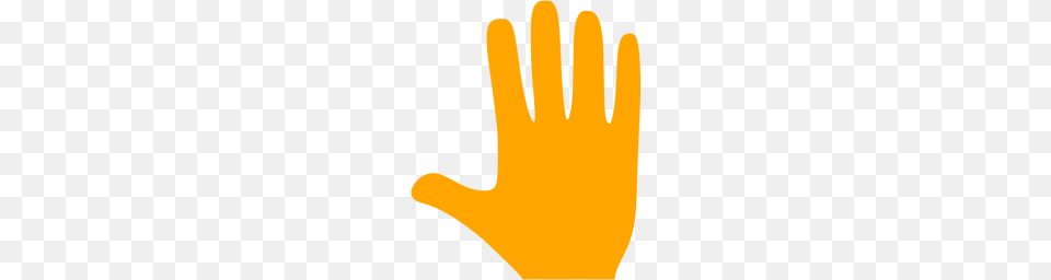 Orange Whole Hand Icon, Art Free Png