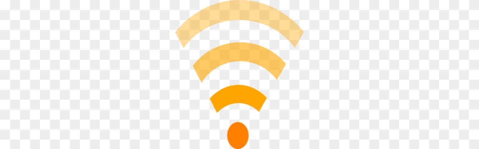 Orange Wifi For List Style Clip Art, Logo Png Image