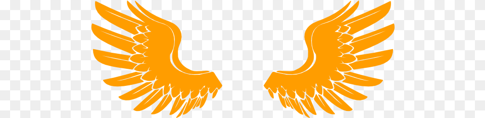 Orange Wing Logo Logodix Clip Art, Clothing, Glove, Emblem, Symbol Free Png Download