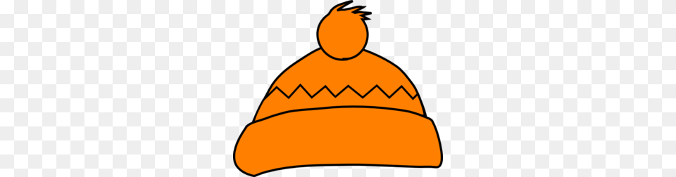 Orange Winter Hat Clip Art, Clothing, Produce, Food, Grain Free Transparent Png
