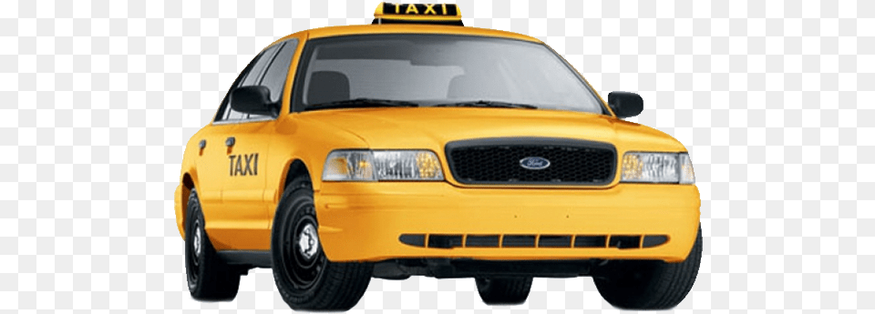Orange Yellow Cab Taxi, Car, Transportation, Vehicle Png