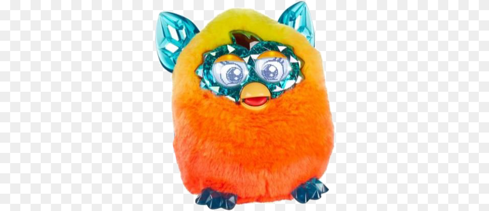 Orange Yellow Crystal Furby Boom No Bg Furby Boom Crystal Sries, Furniture, Cushion, Home Decor, Plush Free Png Download