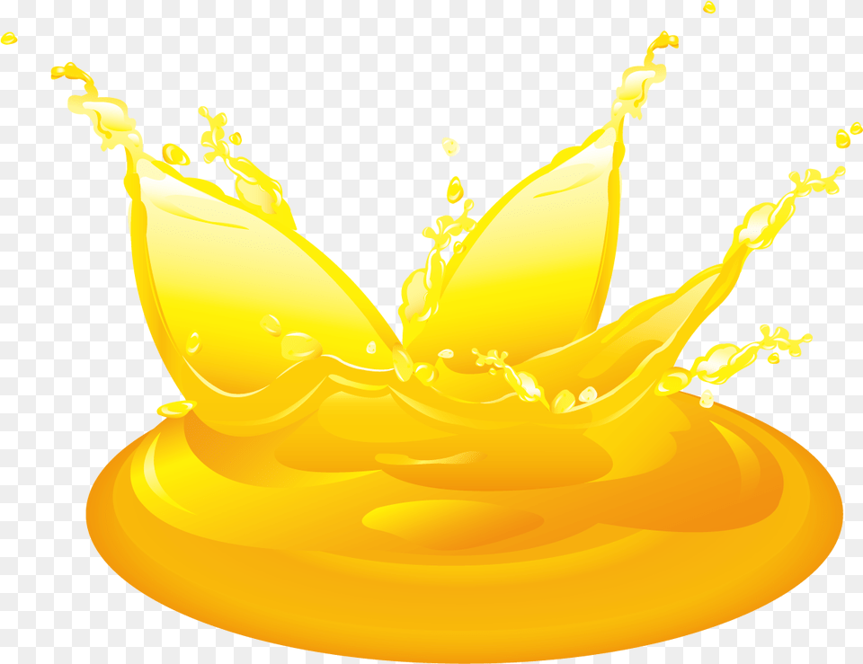 Orange Yellow Fruit Splashes Juice Splash Hd, Beverage, Orange Juice, Chandelier, Lamp Free Transparent Png
