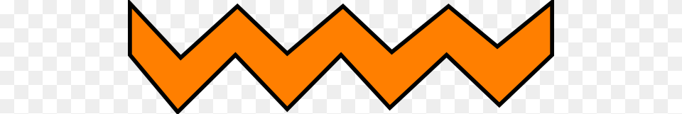 Orange Zig Zag Clip Art, Logo Free Png Download