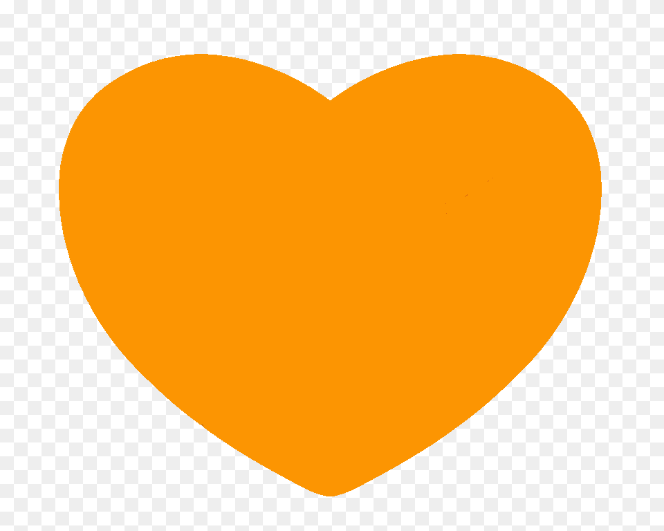 Orangeheart Discord Emoji Orange Heart, White Board Free Transparent Png